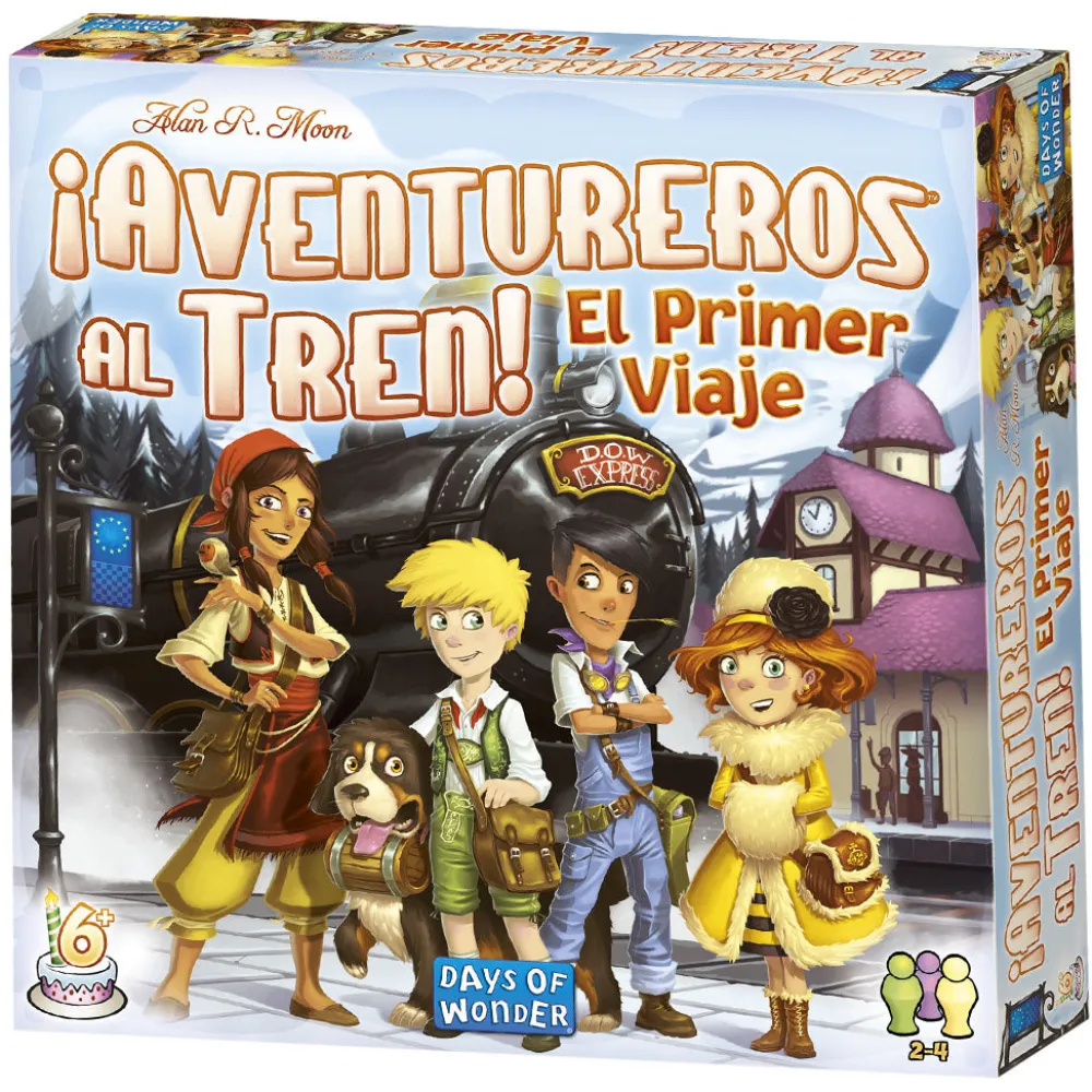 Asmodee Aventureros al tren - El primer viaje ·*Niños Juegos Asmodee|Juegos De Mesa De Viaje