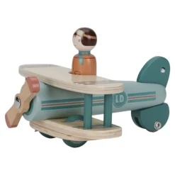 Little Dutch Avión madera FSC ·*Niños Juguetes Waldorf|Juguetes Montessori