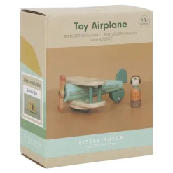 Little Dutch Avión madera FSC ·*Niños Juguetes Waldorf|Juguetes Montessori