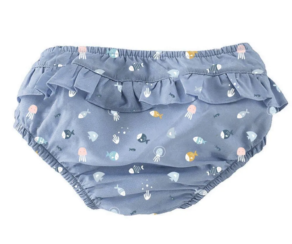 Monnëka Bañador Pañal con Volante · Fishes* Conjuntos De Verano|Bañador Pañal