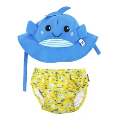 Zoocchini Bañador y gorro Ballena*Niños Conjuntos De Verano|Bañador Para Niños