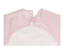 Tutete Babero con Mangas Leaves Pink* Baberos·Baberos Con Mangas|Baberos Con Mangas
