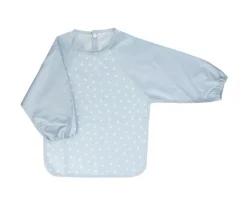 Tutete Babero con Mangas Leaves Blue* Baberos·Baberos Con Mangas|Baberos Con Mangas