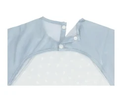 Tutete Babero con Mangas Leaves Blue* Baberos·Baberos Con Mangas|Baberos Con Mangas