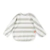 Done by Deer Babero con Mangas Stripes Sand ·* Baberos·Baberos Con Mangas|Baberos Con Mangas