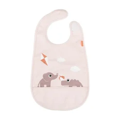 Done by Deer Babero con velcro Playground Powder ·* Baberos·Baberos De Silicona|Baberos De Silicona