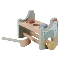 Little Dutch Banco de Golpeo con bolas Little Farm ·*Niños Juguetes Waldorf|Juguetes Montessori