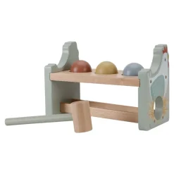 Little Dutch Banco de Golpeo con bolas Little Farm ·*Niños Juguetes Waldorf|Juguetes Montessori