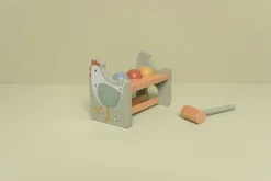 Little Dutch Banco de Golpeo con bolas Little Farm ·*Niños Juguetes Waldorf|Juguetes Montessori