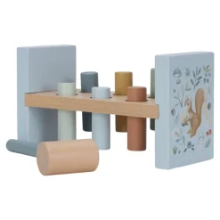 Little Dutch Banco de Golpeo Forest Friends*Niños Juguetes Waldorf|Juguetes Montessori