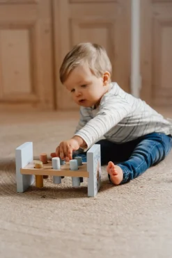 Little Dutch Banco de Golpeo Forest Friends*Niños Juguetes Waldorf|Juguetes Montessori