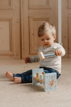 Little Dutch Banco de Golpeo Forest Friends*Niños Juguetes Waldorf|Juguetes Montessori