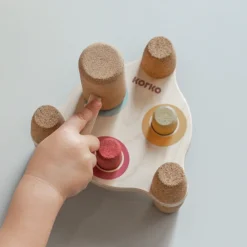 Korko Banco de Golpeo Tap Tap Rainbow ·*Niños Korko|Juguetes Waldorf
