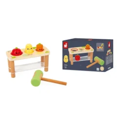 Janod Banco de Golpeo Verduras ·*Niños Juguetes Waldorf|Juguetes Montessori