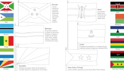 Usborne Banderas del mundo para colorear*Niños Libros Para Colorear|Libros Para Colorear