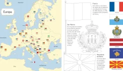 Usborne Banderas del mundo para colorear*Niños Libros Para Colorear|Libros Para Colorear