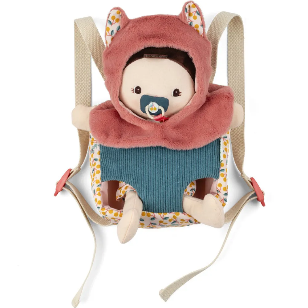 Lilliputiens Bebé Jeanne con portabebés ·*Niños Muñecos Blanditos|Peluches