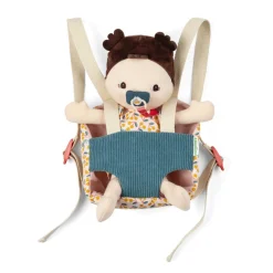 Lilliputiens Bebé Jeanne con portabebés ·*Niños Muñecos Blanditos|Peluches