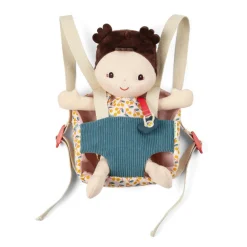 Lilliputiens Bebé Jeanne con portabebés ·*Niños Muñecos Blanditos|Peluches