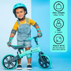 Yvolution Bicicleta equilibrio Velo ·*Niños Triciclos Sin Pedales