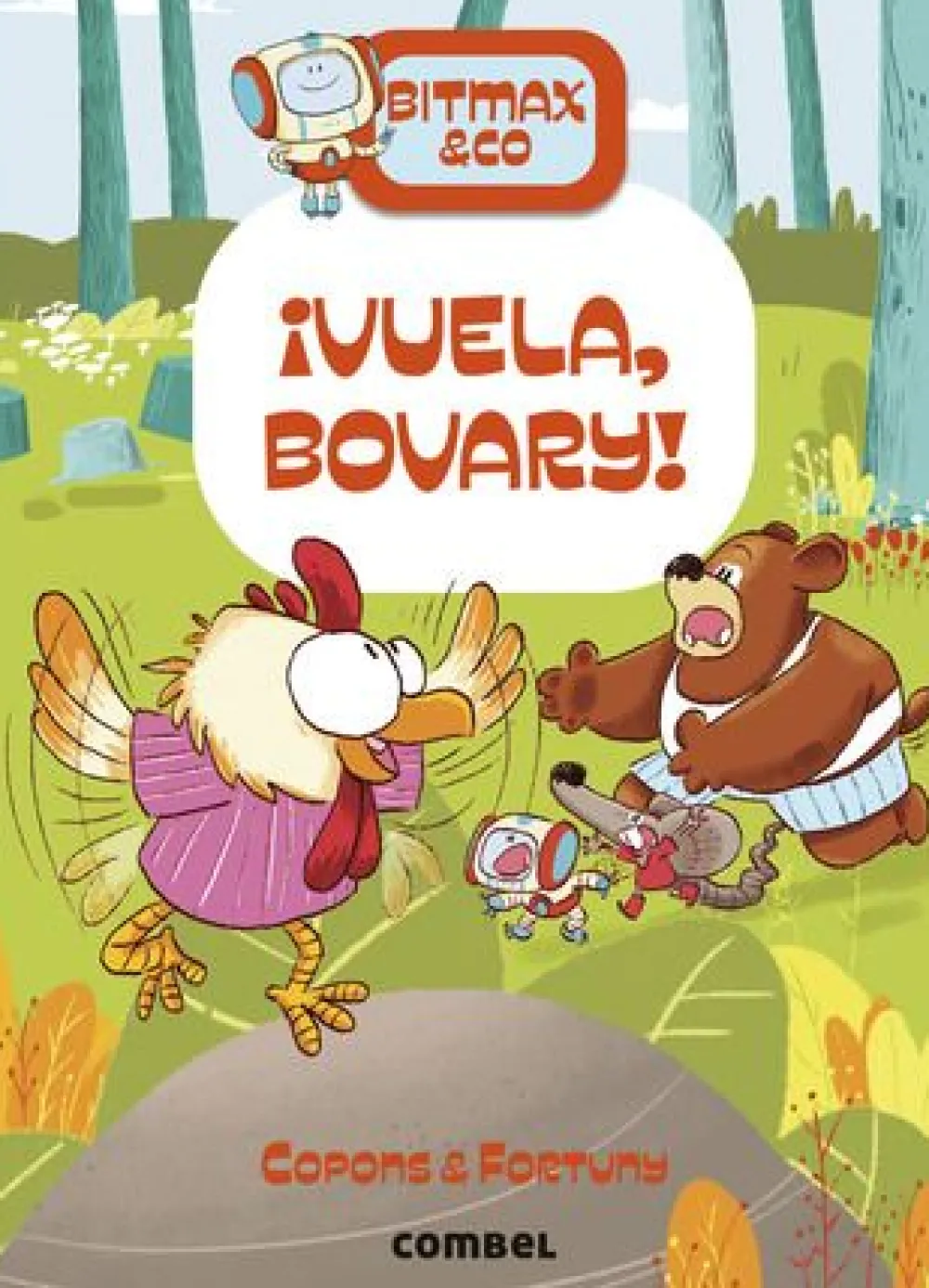 Combel Bitmax & Co. 14 - ¡Vuela, Bovary!*Niños Bitmax & Co|Libros En Mayúsculas