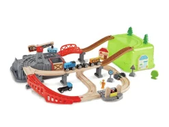 Hape Bloques construcción Ferrocarril ·*Niños Juguetes Waldorf|Juguetes Montessori