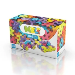 Meli Bloques · Basic 50 piezas*Niños Bloques Meli|Juguetes Y Juegos Motricidad Fina