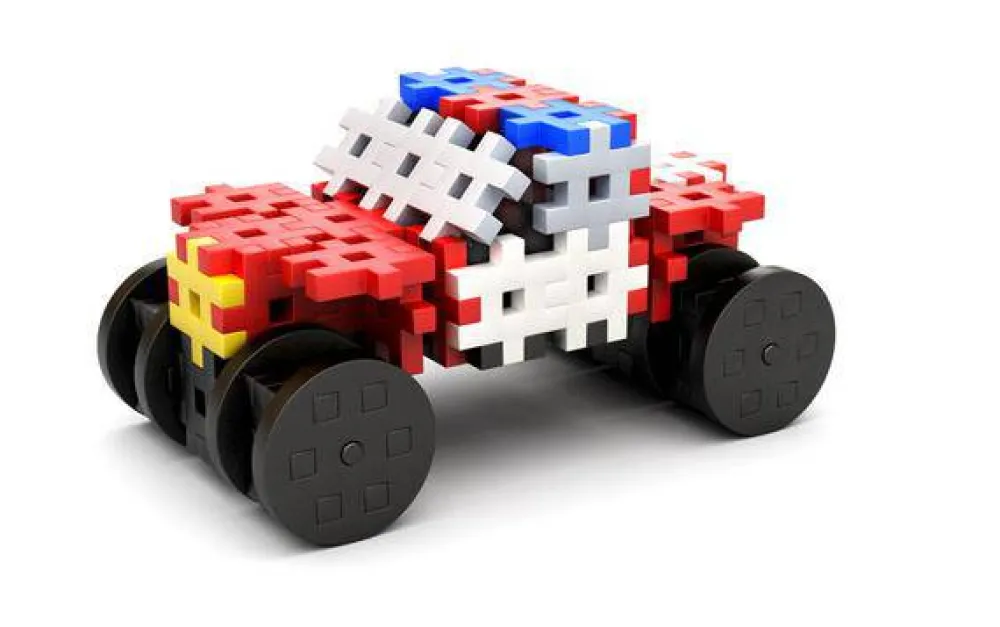 Meli Bloques · Basic Bomberos 4 en 1*Niños Bloques Meli|Juguetes Y Juegos Motricidad Fina