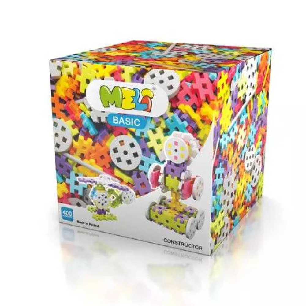 Meli Bloques · Basic Constructor 400 piezas*Niños Bloques Meli|Juguetes Y Juegos Motricidad Fina