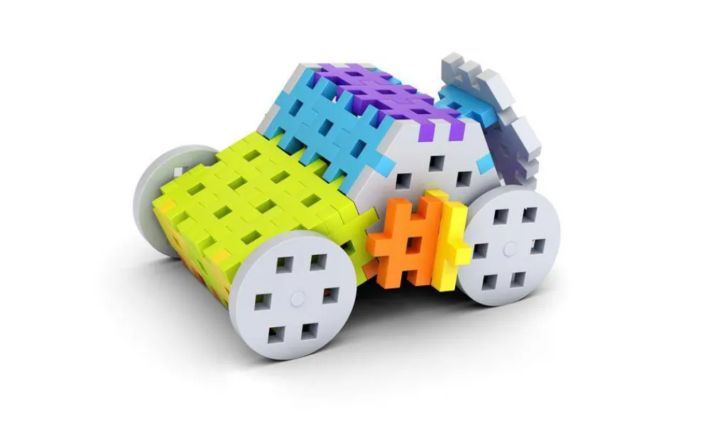 Meli Bloques · Basic Constructor 100 piezas*Niños Bloques Meli|Juguetes Y Juegos Motricidad Fina