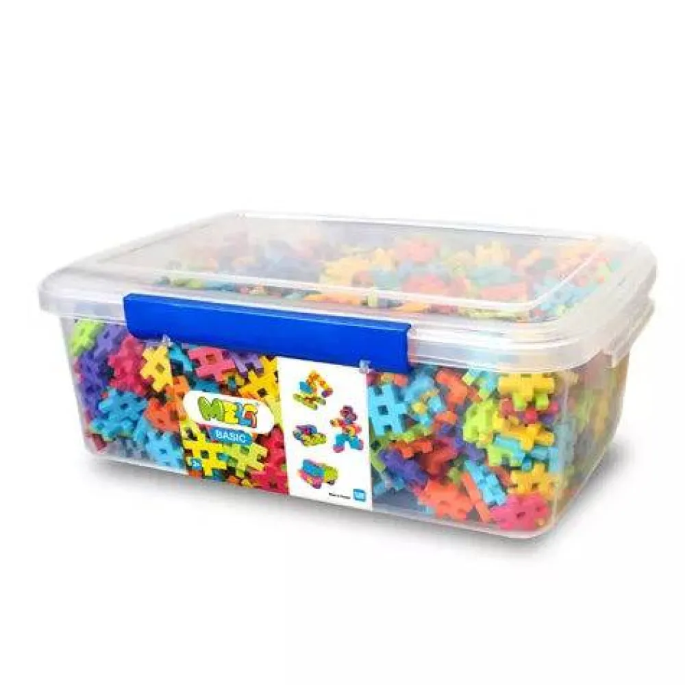 Meli Bloques · Basic Edu 1200 piezas*Niños Bloques Meli|Juguetes Y Juegos Motricidad Fina