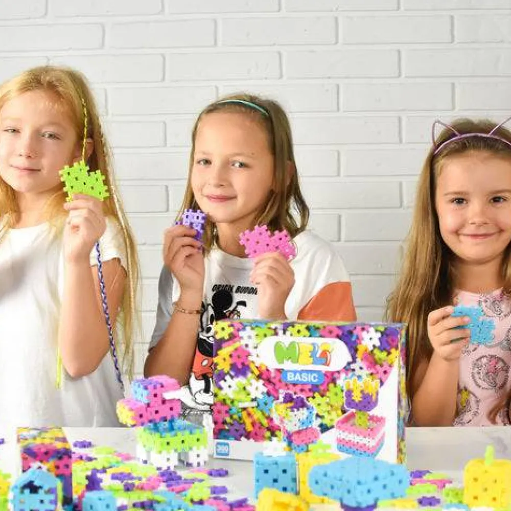 Meli Bloques · Basic Pastel 300 piezas*Niños Bloques Meli|Juguetes Y Juegos Motricidad Fina