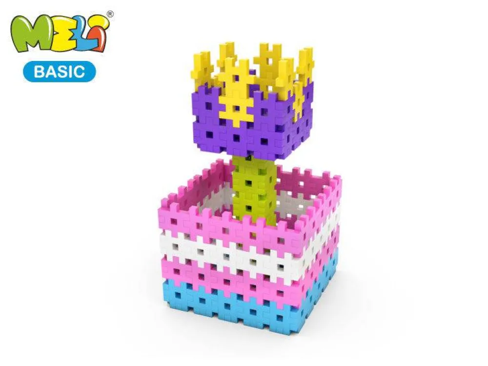 Meli Bloques · Basic Travel Box 250 piezas*Niños Bloques Meli|Juguetes Y Juegos Motricidad Fina