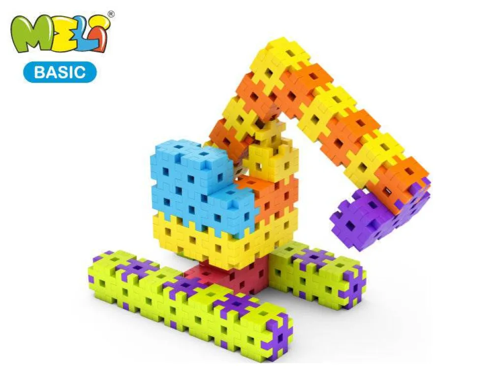 Meli Bloques · Basic Travel Box 500 piezas*Niños Bloques Meli|Juguetes Y Juegos Motricidad Fina