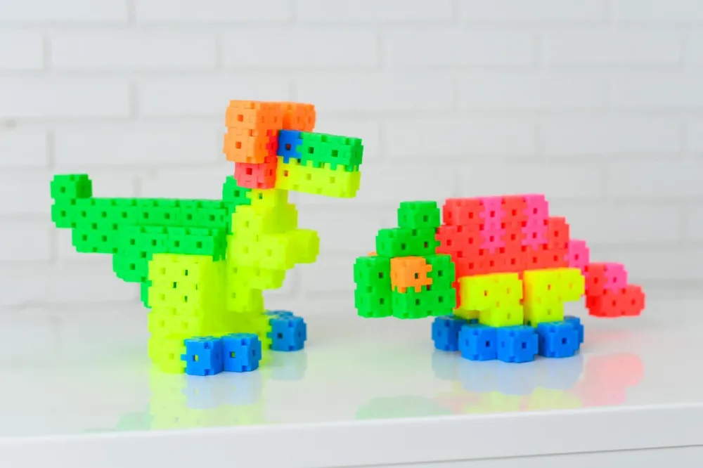 Meli Bloques · Basic Travel Box 500 piezas Neon*Niños Bloques Meli|Juguetes Y Juegos Motricidad Fina
