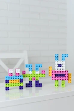 Meli Bloques · Cube 100 piezas Pastel*Niños Bloques Meli|Juguetes Y Juegos Motricidad Fina