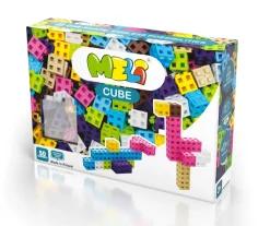 Meli Bloques · Cube 50 piezas Pastel*Niños Bloques Meli|Juguetes Y Juegos Motricidad Fina
