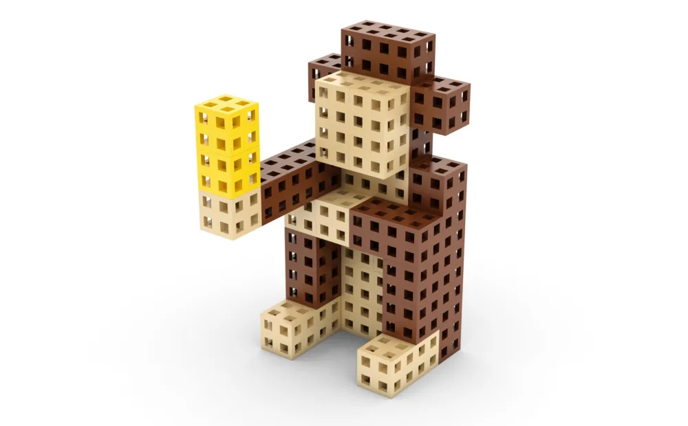 Meli Bloques · Cube 200 piezas*Niños Bloques Meli|Juguetes Y Juegos Motricidad Fina