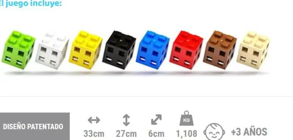 Meli Bloques · Cube 200 piezas*Niños Bloques Meli|Juguetes Y Juegos Motricidad Fina