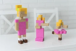 Meli Bloques · Cube 200 piezas Pastel*Niños Bloques Meli|Juguetes Y Juegos Motricidad Fina