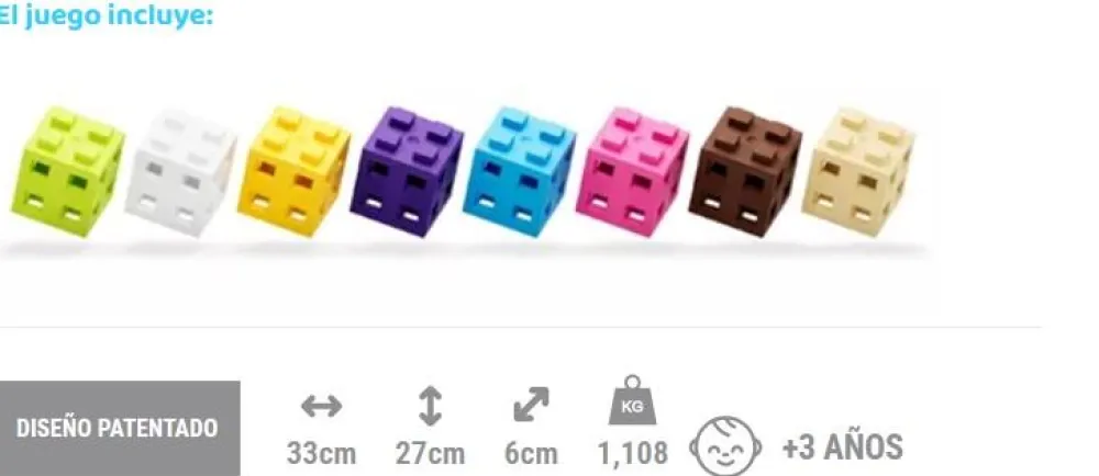 Meli Bloques · Cube 200 piezas Pastel*Niños Bloques Meli|Juguetes Y Juegos Motricidad Fina
