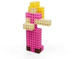 Meli Bloques · Cube 200 piezas Pastel*Niños Bloques Meli|Juguetes Y Juegos Motricidad Fina