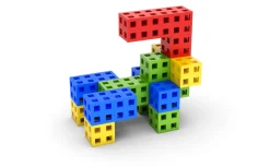 Meli Bloques · Cube Edu 300 piezas*Niños Bloques Meli|Juguetes Y Juegos Motricidad Fina