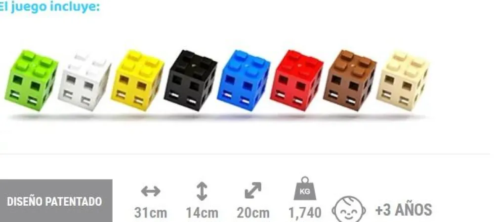 Meli Bloques · Cube Edu 300 piezas*Niños Bloques Meli|Juguetes Y Juegos Motricidad Fina