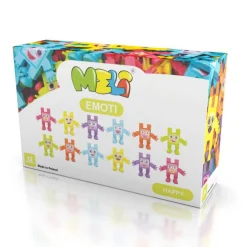 Meli Bloques · Emoti Happy · 12 piezas*Niños Bloques Meli|Juguetes Y Juegos Motricidad Fina