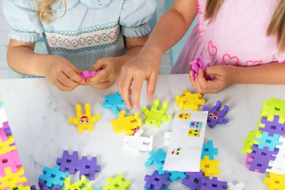 Meli Bloques · Emoti Pretty · 12 piezas*Niños Bloques Meli|Juguetes Y Juegos Motricidad Fina