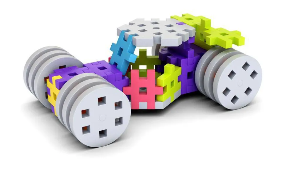 Meli Bloques · Maxi Constructor 120 piezas*Niños Bloques Meli|Juguetes Y Juegos Motricidad Fina
