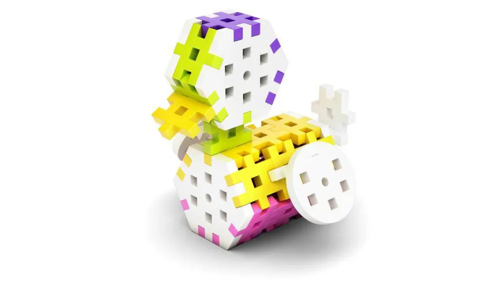 Meli Bloques · Maxi Pastel Constructor 70 piezas*Niños Bloques Meli|Juguetes Y Juegos Motricidad Fina