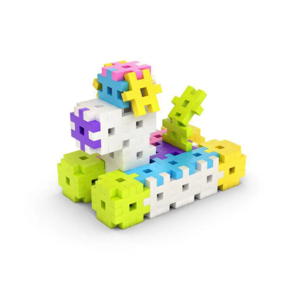 Meli Bloques · Maxi Pastel 50 piezas*Niños Bloques Meli|Juguetes Y Juegos Motricidad Fina