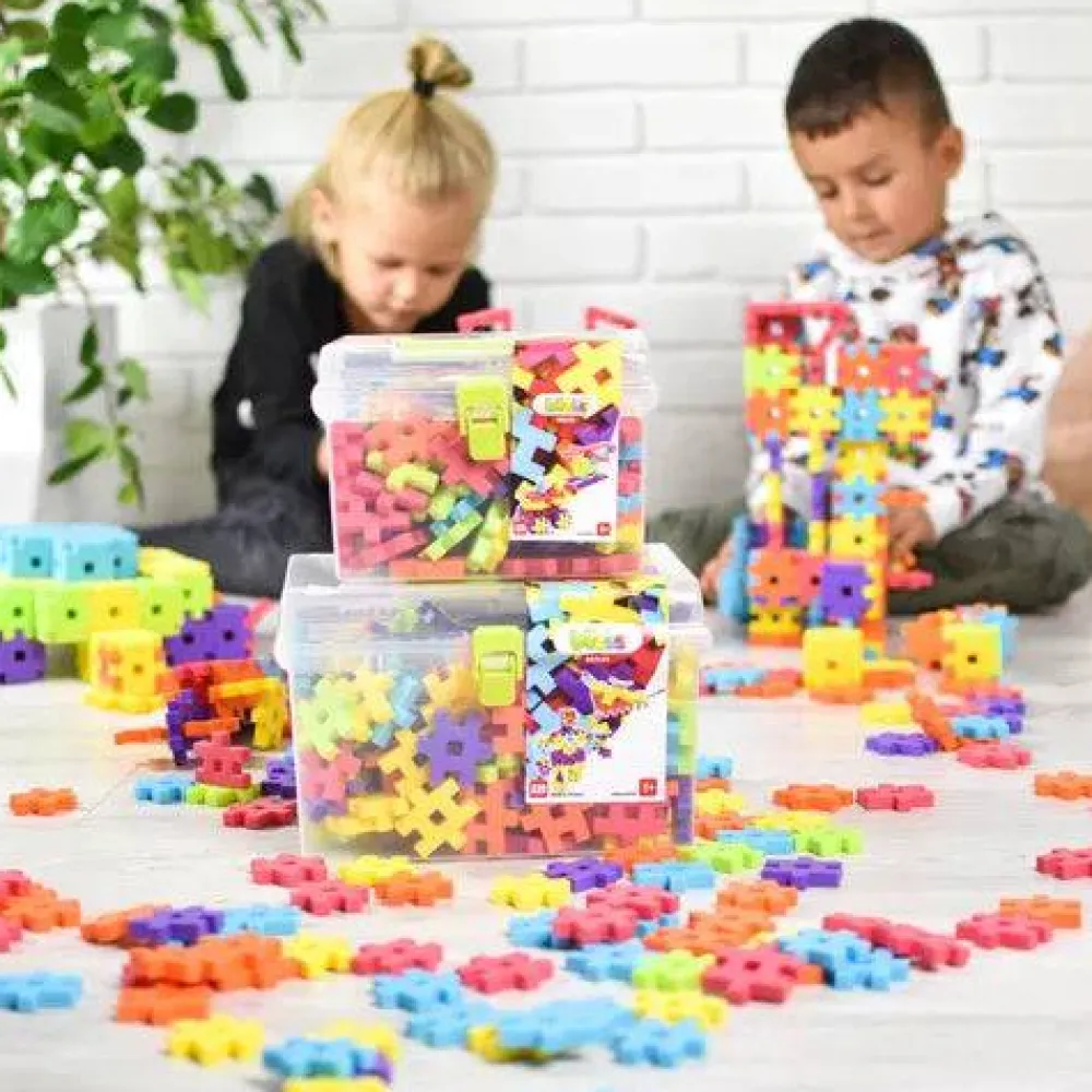 Meli Bloques · Maxi Travel Box 110 piezas*Niños Bloques Meli|Juguetes Y Juegos Motricidad Fina